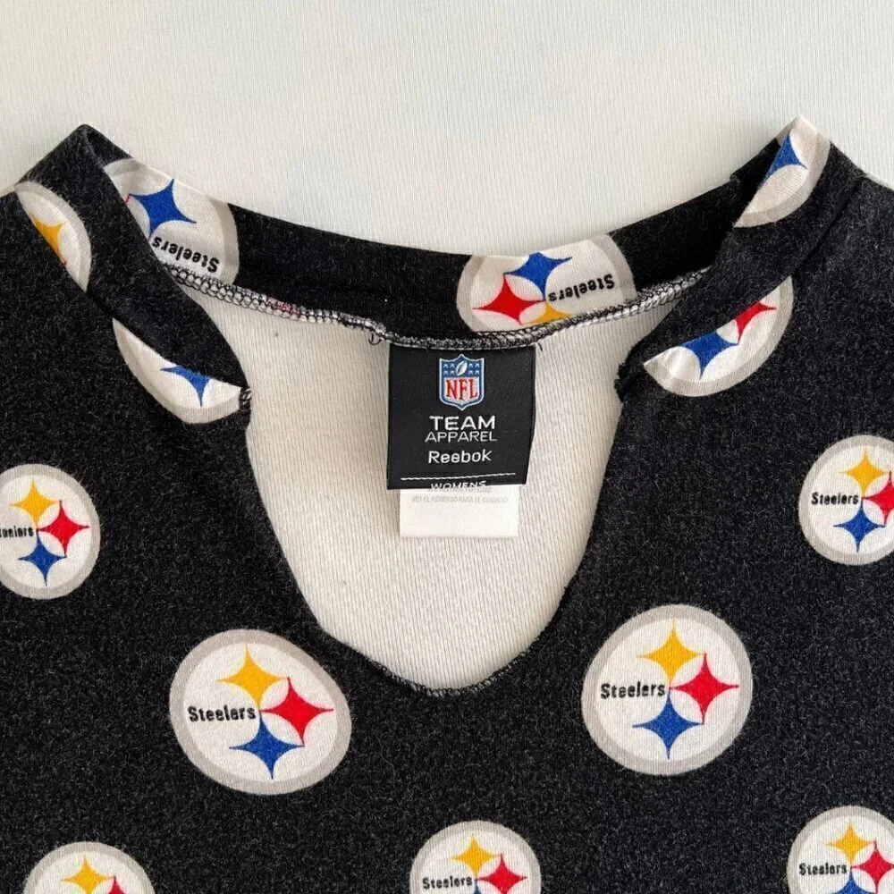 Reebok Vintage Steelers NFL Long Sleeve Shirt - Picture 5 of 6